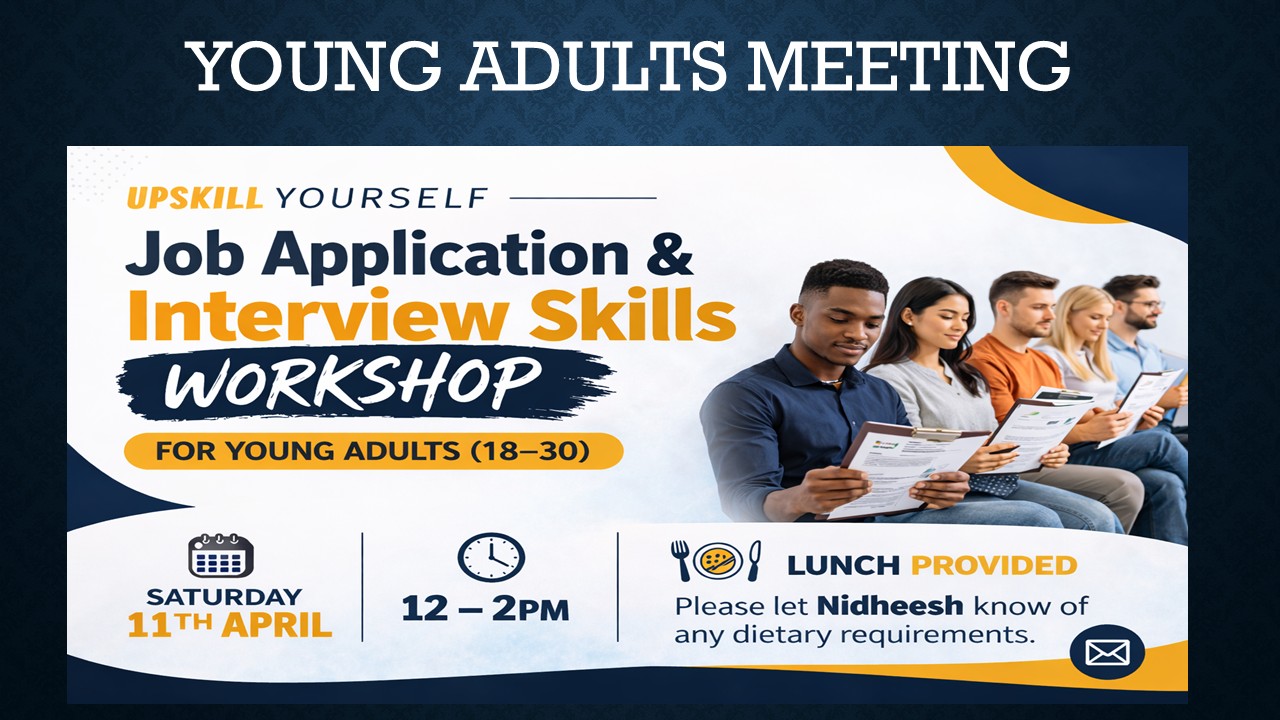 Young Adults - Job Application and Interview Skills Worshop